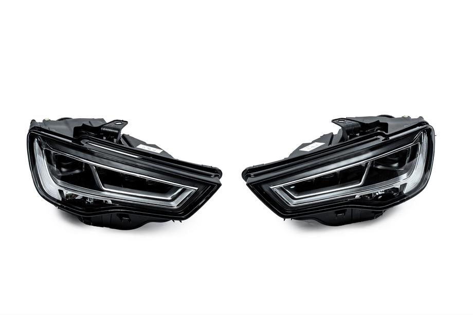 Audi A3 2012-2020 гг. Передние фары Full LED (для XENON, 2012-2016, 2 шт.)
