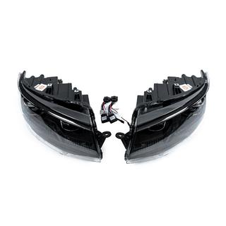 Передние фары FullLed Black V2 (2015-2019, 2 шт) Volkswagen T6 2015-2024 гг. фото 2