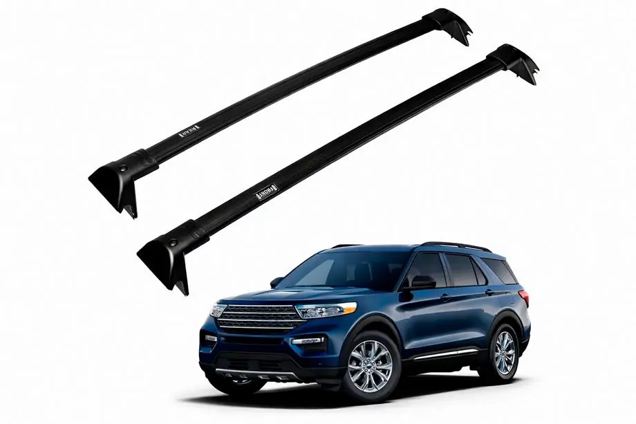 Ford Explorer 2019- гг. Багажник (поперечины) на интегрированные рейлинги OEM (2019-2023, 2 шт) Фото 2