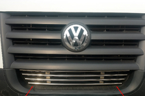 Volkswagen Crafter 2006-2016 гг. Решетка бампера нержавейка фото 1