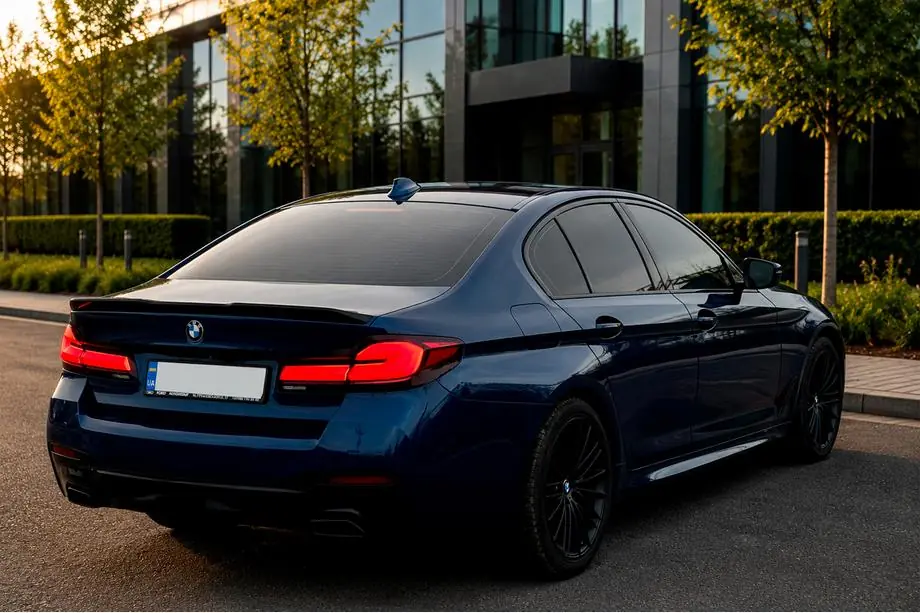 BMW 5 серия G30/G31 2017–2023 гг. Насадки на глушитель M-Performance Black (2 шт) Фото 3