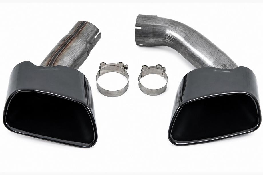 BMW X5 F15 2013-2018 гг. Насадки на глушитель M-Performance Black Фото 1