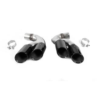 Насадки на глушители V1 Black в стиле X6M F96 фото 1