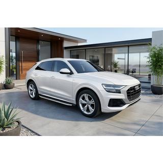 Боковые пороги Maya V2 (2 шт., Алюминий) Audi Q8 2018- гг. фото 4