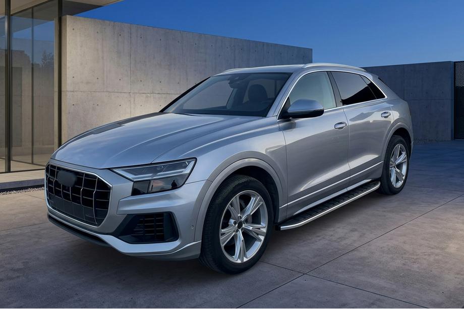 Audi Q8 2018- гг. Боковые Подножки Duru (2 шт., Алюминий) Image
