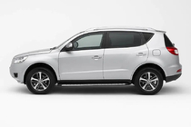 Geely Emgrand X7 2011- гг. Боковые пороги OEM (Без крепежа, 2014+) фото 3