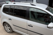 Volkswagen Touran 2010-2015 гг. Хромированные рейлинги фото 9