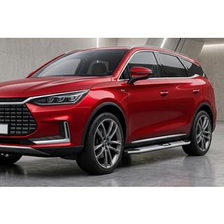 Боковые Подножки Mevsim Grey (2 шт., Алюминий) BYD Tang 2025- гг. фото 1
