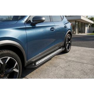 Боковые Подножки Vision New Black (2 шт., Алюминий) Cupra Formentor 2020- гг. фото 1