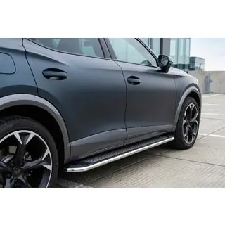 Боковые Подножки Maydos V2 (2 шт., Алюминий и Нержавеющая Сталь) Cupra Formentor 2020- гг. фото 1