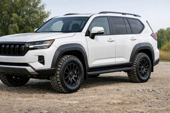 Toyota Land Cruiser Prado 250: что поставить, если раздражает грязь на боковинах и узкие арки