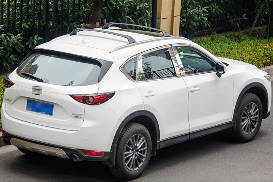 Mazda CX-5 2017–2025 гг. Багажник (поперечины) на интегрированные рейлинги OEM (2 шт.) Фото 3