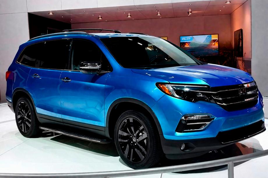 Honda Pilot 2015-2022 гг. Боковые Подножки OEM (2 шт) Фото 1