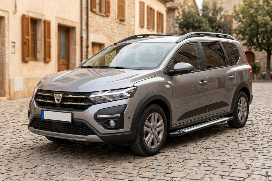 Dacia Jogger 2022- гг. Боковые пороги Line (2 шт., алюминий) Фото 1