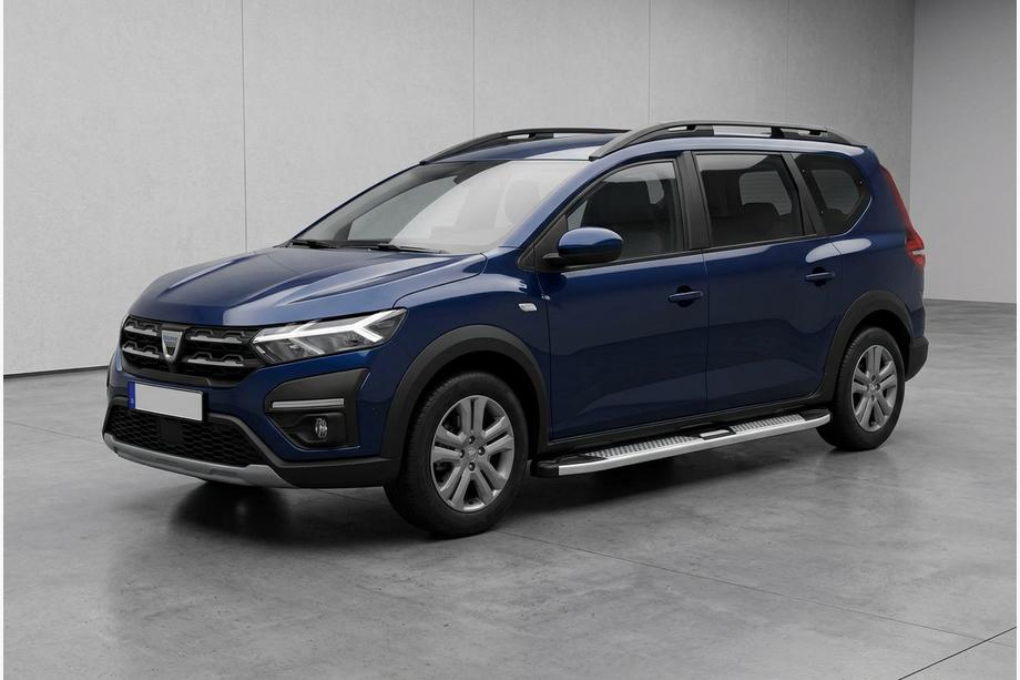 Dacia Jogger 2022- гг. Боковые Подножки Mevsim Grey (2 шт., Алюминий) Фото 1