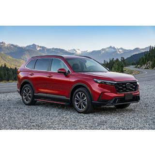 Боковые пороги Maya Red (2 шт., алюминий) Honda CRV 2022- гг. фото 1