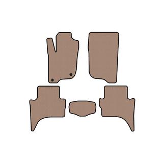 Резиновые коврики Carsuit (Short base, Бежевый) Mitsubishi L200 2015-2024 гг. фото 1
