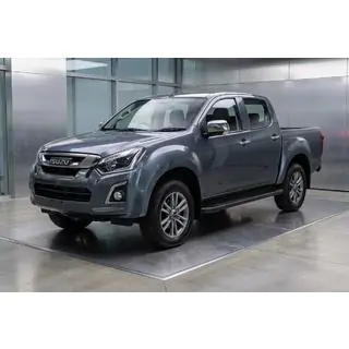 Боковые пороги Bosphorus Black (2 шт., Алюминий) Isuzu D-Max 2019- гг. фото 1