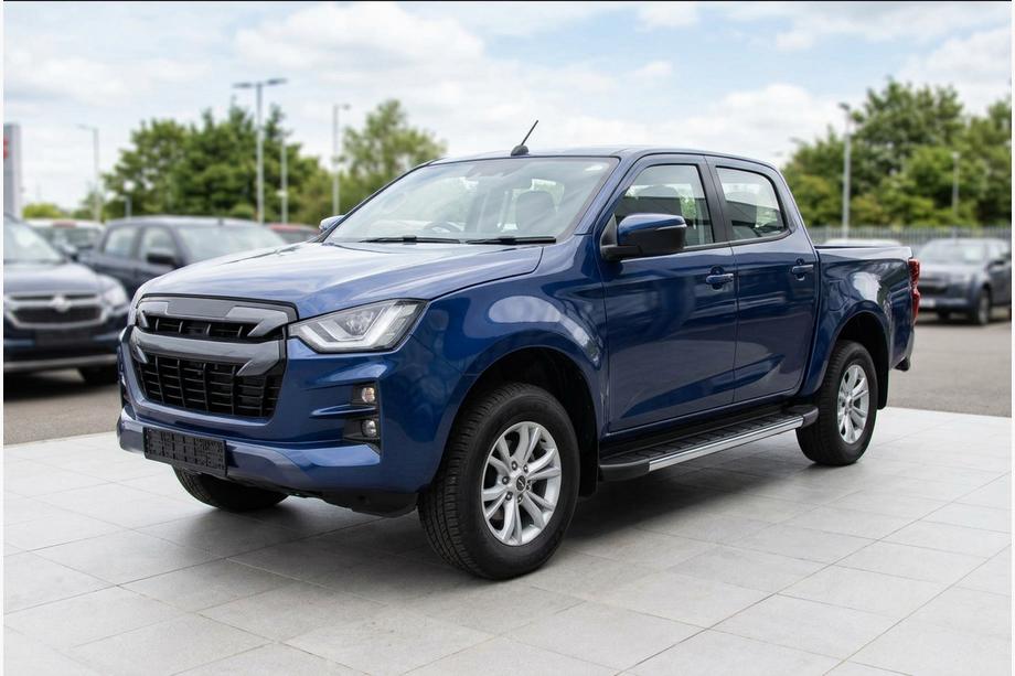 Isuzu D-Max 2019- гг. Боковые Подножки Duru (2 шт., Алюминий) Фото 1