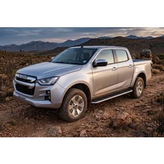 Боковые Подножки Maydos V1 (2 шт., Алюминий и Нержавейка) Isuzu D-Max 2019- гг. фото 1