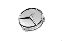 Mercedes-Benz Колпачки ступицы для дисков 70/75 мм с кольцом (1 шт., серые) фото 2