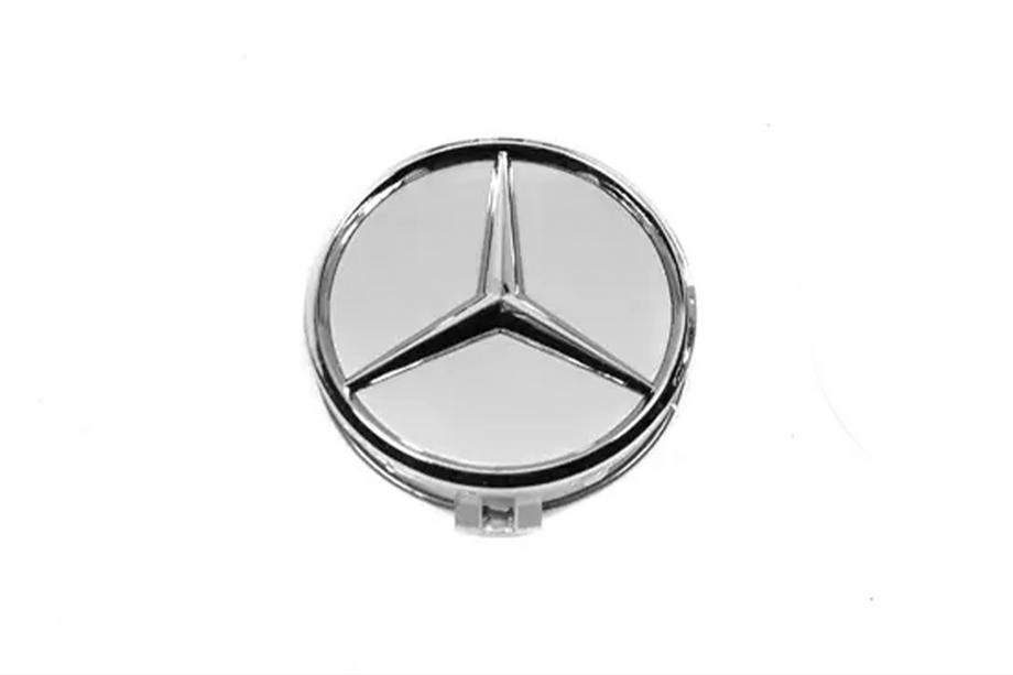 Mercedes-Benz Колпачки ступицы для дисков 70/75 мм с кольцом (1 шт., серые) Image