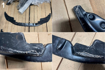 BMW 4 серия G22/23/26 2020- гг. Уценка Передняя лип-накладка DPT V-1 (для G22/G23, черный глянец) фото 2