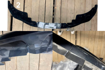 BMW 4 серия G22/23/26 2020- гг. Уценка Передняя лип-накладка DPT V-1 (для G22/G23, черный глянец) фото 3