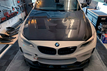 BMW 2 серия F22/F23 2014-2021 гг. Капот V4 (Карбон) фото 1