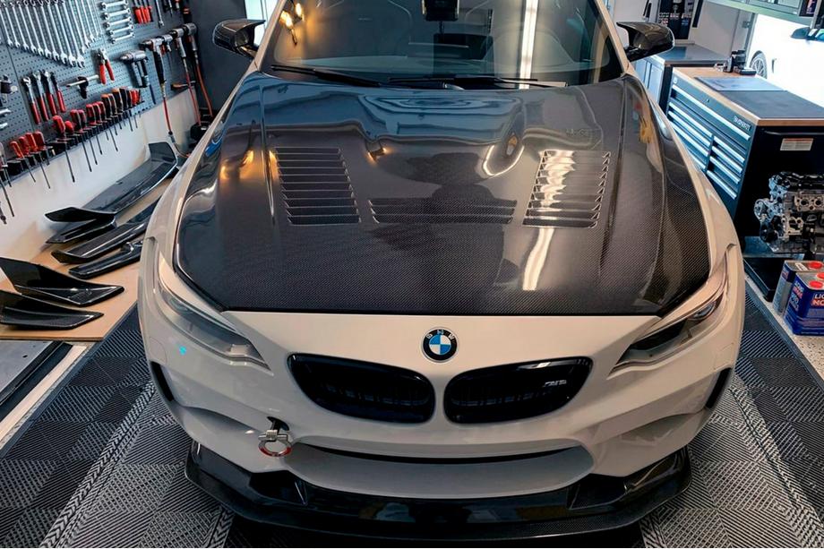 BMW 2 серия F22/F23 2014-2021 гг. Капот V4 (Карбон) Image