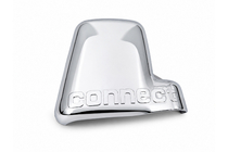 Ford Connect 2010-2013 гг. Накладки на зеркала вариант №1 с логотипом справа (1 шт., пластик) фото 1