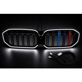 Ноздри M-Color LED (2022+, чёрный глянец) BMW 3 серия G20/G21 2018- гг.