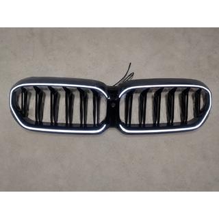 Ноздри M-Look V1 LED (2021-2023, черный глянец) BMW 5 серия G30/G31 2017-2023 гг.