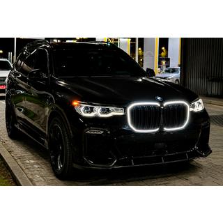 Ноздри M-Look LED (2019-2022, черный глянец) BMW X7 G07 2019- гг. фото 1