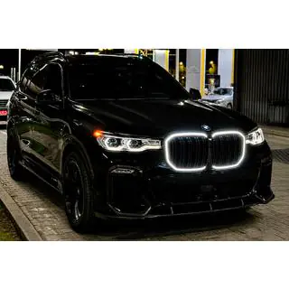 Ноздри M-Look LED (2019-2022, черный глянец) фото 1