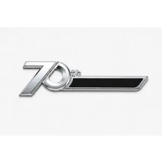 Шильдик надпись 70 лет Toyota
