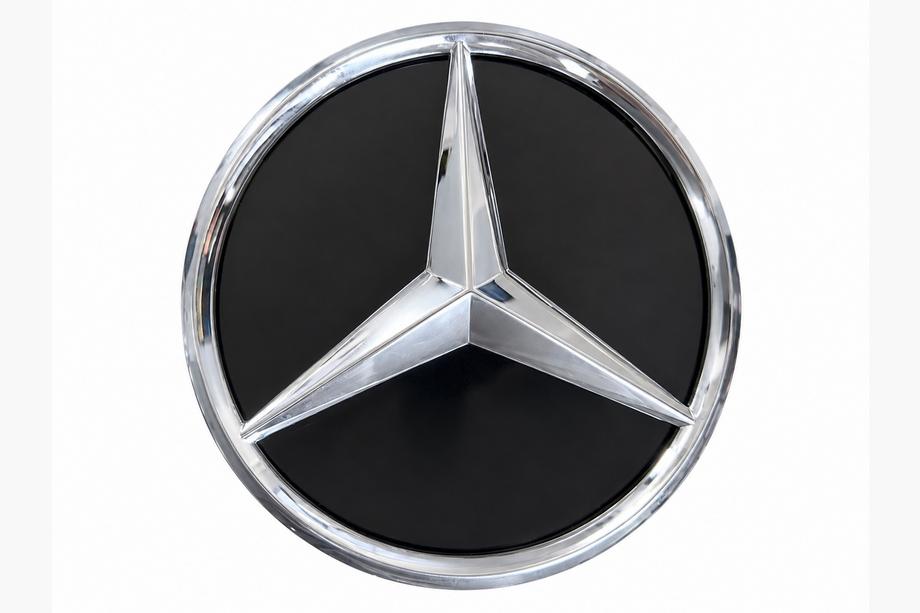 Mercedes GL class X164 2006-2012 гг. Передняя эмблема в глянцевом корпусе (18,4 см) Фото 1