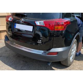 Toyota RAV4 2013-2016 Кромка багажника нерж OmsaLine (нерж.) 