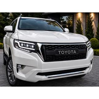 Решетка радиатора 2017↗ (OffRoad) Toyota Land Cruiser Prado 150 2009-2023 гг. фото 1