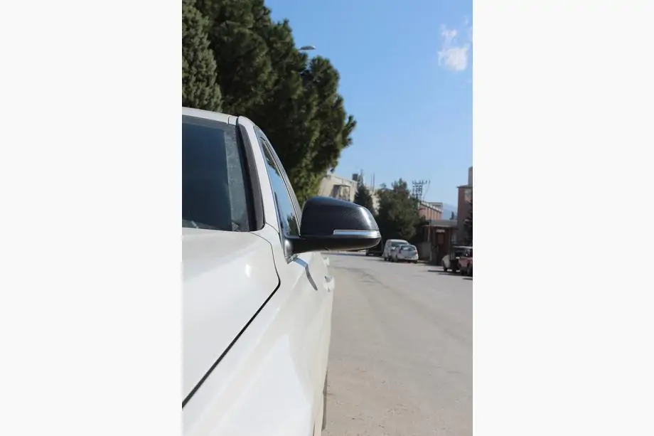 BMW 4 серия F32/F33/F36 2012-2020 гг. Накладки на Зеркала (2 шт, Натуральный Карбон) Фото 4