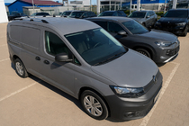 Volkswagen Caddy 2020- гг. Рейлинги хром (турецкий дизайн) фото 3