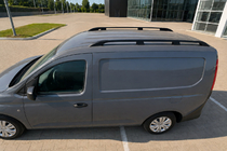Volkswagen Caddy 2020- гг. Рейлинги на крышу черные (турецкий дизайн) фото 3