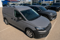 Volkswagen Caddy 2020- гг. Рейлинги на крышу черные (турецкий дизайн) фото 4