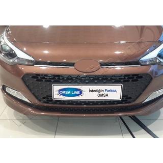 Hyundai I20 2014-2018 накладки на радиаторную решетку