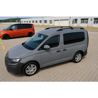 Рейлинги на крышу черные (турецкий дизайн) Ford Connect 2021- гг. фото 4