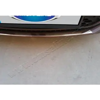 Накладка на решетку бампера 2014-2018 (нержавейка) Hyundai I-20 2014-2020 гг. фото 4