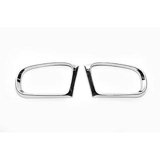 Окантовка зеркала (2 шт., пластик) Mercedes S-сlass W220 1998-2005 гг. фото 2