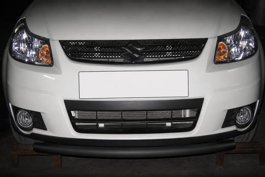 Suzuki SX4 2006-2013 гг. Передний ус ST008 Black (нерж.) Image
