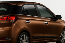 Hyundai I-20 2014-2020 гг. Нижние молдинги стекол нержавейка (6 шт.) фото 1