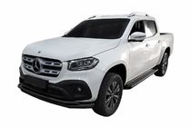 Mercedes X class 2017-2020 гг. Передняя дуга ST017 Black (нерж., 60 мм) фото 1